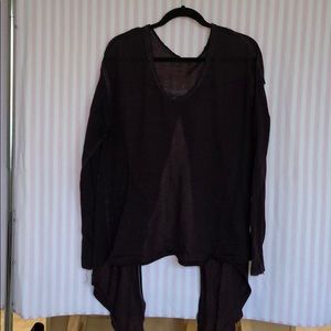 Free People open back long sleeve